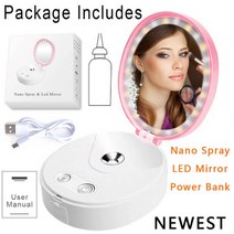 페이스 스티머 얼굴 스팀기 모공 스팀타올 pro Portable nano sprayer facial nebulizer steamer 수분 분석기 클리너 dry skin mini, 주도 거울 증기선