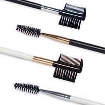 속눈썹 듀얼 정리솔/빗 (색상랜덤) / 속눈썹 눈썹 마스카라 솔 정리 빗