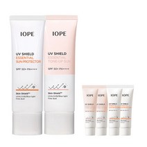 아이오페 UV 쉴드 에센셜 선 프로텍터 50ml + 톤업 선 50ml, 단품