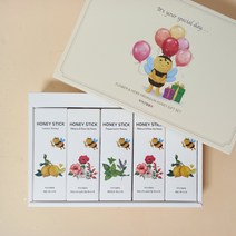 상견례 결혼 고희연 돌잔치 답례품 연말 기업행사 단체선물 스페셜데이 벌꿀 선물세트, 블랜딩벌꿀스틱3종, 선택안함