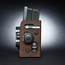 Rolleiflex 2.8gx 롤라이플렉스 중형 필름카메라 소가죽 케이스, 코코아 브라운