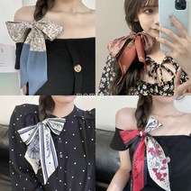 춘게엘 스카프 머리띠 리본 스카프 멀티리본L940