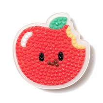 미리사몰B 과일 보석톡 핸드폰 그립톡 만들기 세트 보석 십자수 키트 DIY 공예 스마트폰 거치대, 과일 보석톡:사과