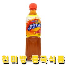 천미방 와하하 빙홍차 중국 음료수 레몬 홍차 아이스티, 490ml, 1개