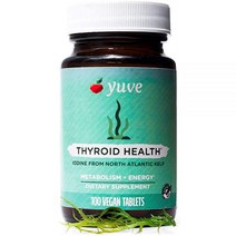 Yuve Natural Organic Sea Kelp Supplement 유베 네추럴 켈프 타이로이드 아이오딘 요오드 225mcg 100정