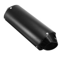 마후라 머플러 28mm 머플러 배기 파이프 클램프 50cc 110cc 125cc 먼지, 협력사, 검은색