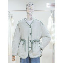 [써스데이아일랜드] 내츄럴 배색 퀼팅 점퍼 T232AJP531W(2118634)