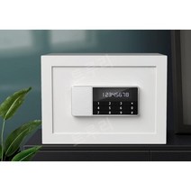 소형금고 사무용 디지털 개인 내화 현금 보관함 캐쉬박스, 지문 비밀번호-31CM-(화이트) 33695C