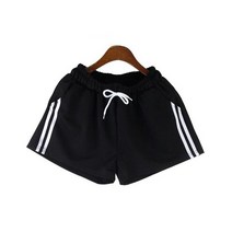 [리더스]여자 3부 반바지 트레이닝복 3부 숏팬츠 블랙색상