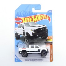 핫휠 자동차 미니카 다이캐스트2020-151 오리지널 핫 휠 미니 합금 쿠페 19 쉐비 실버라도 트레일 보스 LT, 01 2020-151