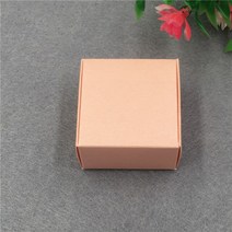 수납 박스4x4x2.5cm 비누 꽃 화장품 선물 상자 캔디 컬러 크래프트 종이 포장 골판지 컨테이너, 06 Pink