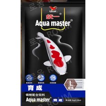 아쿠아마스터 관상어 사료 치어 성체 버터플라이코이 사쿠라 난주 오란다금붕어 먹이, 아쿠아마스터 성장식 성체용 1kg