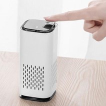 부유먼지청소기 고양이털 개털필터 반려견 동물청정기 공기 청정기 hepa 필터 18db 조용한 공기 청정기 냄새 가정용 자동차 사용, 하얀