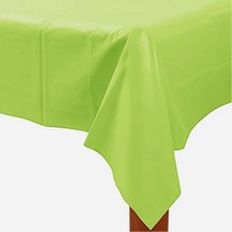 제이벌룬 파티 테이블보 단색, 1개, 라임그린