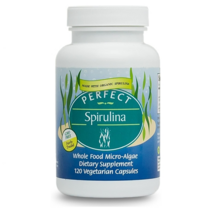 퍼펙트 서플리먼트 오가닉 스피루리나 미세조류베이스 120베지캡슐 Spirulina Capsule USDA Organic Vegetable Capsules, 상세내용참조, 없음, 알약/캡슐