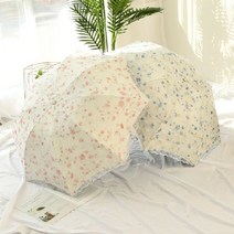 레이스양산 꽃무늬 3단양산 자외선차단 우양산 암막양산 양우산