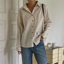 [몬말리]데일리 컬러 심플 셔츠 11123
