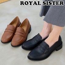 C1S 0457 4cm 여성 쿠션 단화 구두 신발 미들힐 부티힐 펌프스 로퍼