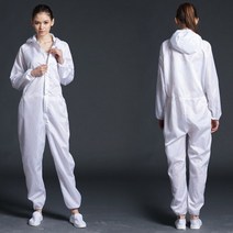 형광색 작업용 산업용 운동용 런닝용 야간용 조끼 안전복 방수복 원피스 작업복 깨끗한 옷 후드 클린 룸 의, 06 White_06 XXXL