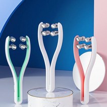 EMS 롤러 마사지 기계 얇은 얼굴 팔 다리 롤러 마사지 이중 턱 리무버 페이드 주름 Y 모양 전신 스킨 리프팅 기계