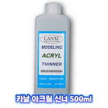 GN86044/ 가이아노츠 [T-02m] 아크릴 신너 (500ml) 모델링 도료 아크릴 신너 희석제