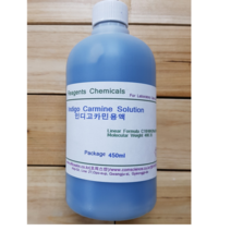 오피스안 인디고카민용액 Indigo Carmine Solution(C16H8N2Na2O8S2) 화)450ml 지시약 [실험시약] 시약
