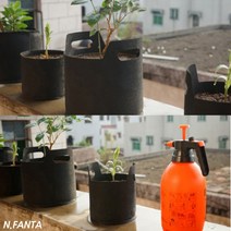 부직포 화분 식물 고구마 키우기 2~3갤런 블루베리 감자 고구마 모종 키우기 베란다 텃밭 흙 담기 화분, 2gallon