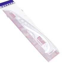 쏘잉스타 다용도 모양 재단자 모양자 암홀자 직선 커브자 3245