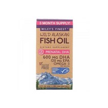 Carlson 마더스 DHA 500mg 120소프트젤, 와일드 임산부 피쉬오일 600mg