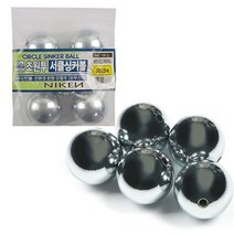니켄 초원투 서클싱커볼 낚시 추 봉돌