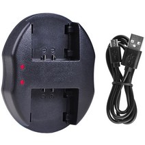 소니 HXR-NX30 HXR-NX30U HXR-NX30E HXR-NX70 HXR-NX70E HXR-NX70U HXR-NX70P HXR-NX80 NXCAM 캠코더 용, 05 1x USB Dual Charger