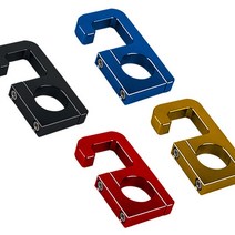 위브온 신형 오토바이 봉지걸이 핸들용품 22mm 헬맷걸이 다용도, 신형 봉지걸이 레드