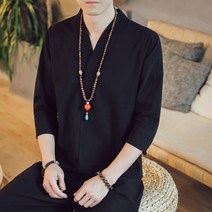 워크웨어셔츠 중국식 남자 양생 관 중의학 의사다 침술 물리 요법 마사지사복 룩 티 다락 예사 작업복 2145972370
