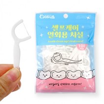 치간칫솔 사용법 치과용 대용량 교정 어금니 일회용 셀프케어 휴대용 치실 (100p), 단품, 상세페이지 참조