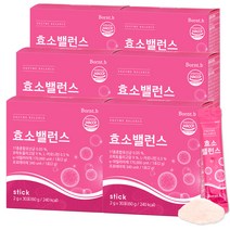 본트비 효소 밸런스 석류맛 30p, 60g, 6박스
