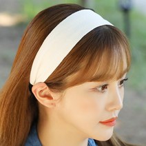 미스21 캄시쿵 헤어밴드 (hb943) 골지헤어밴드 뒷밴딩헤어밴드