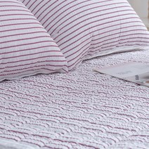 허니베딩 시원한 여름 침대패드 시어서커 패드 9종, 07.스톰-와인