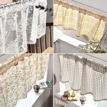 [벨라이프] ★균일가★ 주방 꾸미기! 바란스 가리개 커튼 11종, 상세 설명 참조