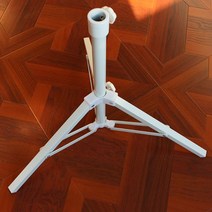 파라솔 삼발이 거치대 접이식 파라솔 받침대 삼발이꽂이, 화이트
