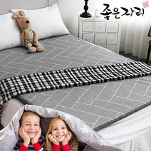 EMF 전자파없는 전기장판 싱글 더블 1인용 2인용 침대 전기매트 무자계 전기요, 미니싱글(70 x 180 cm), 댄디그레이