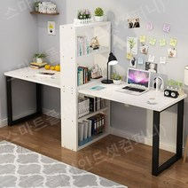 남매책상 기숙사 일자형 원목 2인용 형제 학생, A