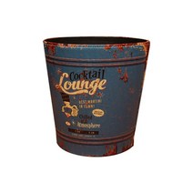 유럽 복고풍 쓰레기 빈 PU 가죽 데스크탑 휴지통 방 침실 쓰레기통 사무실 스토리, 05 Lounge, 05 Lounge