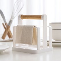 우드 핸들 화이트 다용도 주방 거치대 스탠드 도마 행주 수납 정리, 상세페이지 참조, 상세페이지 참조, 상세페이지 참조
