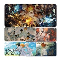 YN 약속의 네버랜드 장패드 마우스패드 모음 게이밍 애니 굿즈 캐릭터 엠마 노먼 레이, 사이즈 900x400mm 두께 4mm, 옵션 N05번 약속의네버랜드 장패드