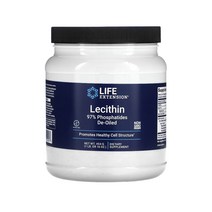 라이프 익스텐션 레시틴 분말형 16oz 454g Lecithin Powder, 1개, 기본