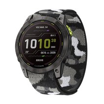 호환용 22 26mm 나일론 Garmin Fenix 6X 6 Pro 5X 5 플러스 7 7X 3 3HR 945 Enduro MK1 조절 스마트 워치, 04 A_07 26mm Fenix5X 5XPlus