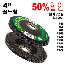 그라인더사포 원형사포 옵셋 사포날 연마날 해바라기사포 그라인더사포날 플랩디스크 원형빼빠, 320방