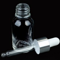 15ml 투명 유리 스포이드병 공병 빈 용기 천연 화장품 에센스 아로마 오일 세럼 소분 통 향수 만들기 재료 용품