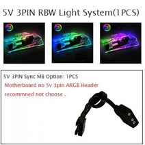 [해외] 지포스 GTX1060 슈퍼 NB 6GBV GDDR6 비디오 카드 워터 블럭 NIG1660SX 용 BYKSKI GPU 쿨러, 5V RBW Sync MB