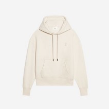 아미 스몰 하트 로고 후드 오프 화이트 AMI de Coeur 후드 Off White
